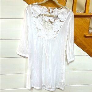 Seafolly White XS beach coverup